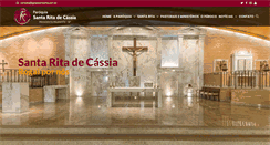 Desktop Screenshot of igrejasantarita.com.br