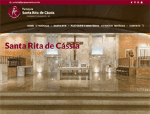 Tablet Screenshot of igrejasantarita.com.br